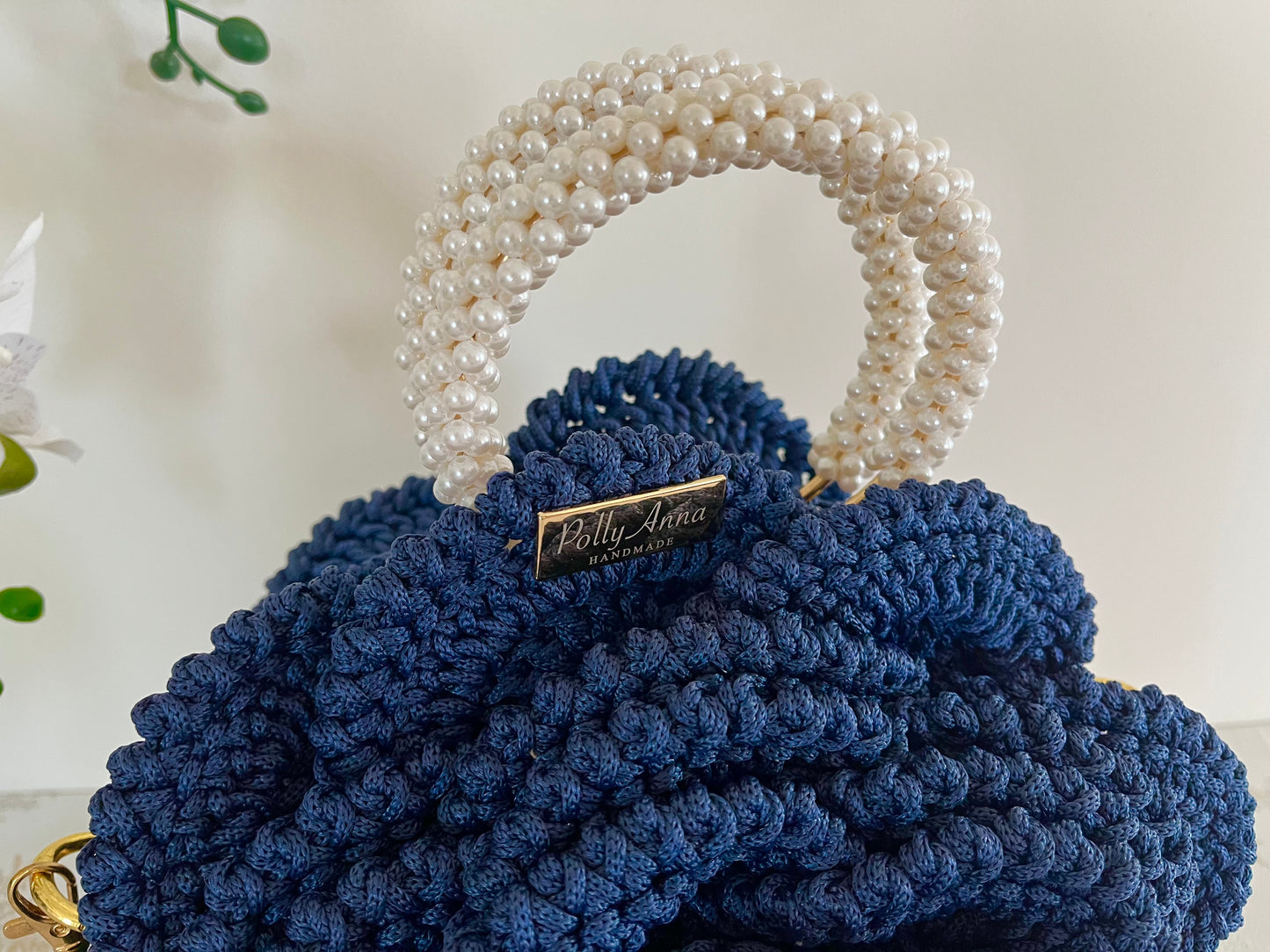 “CALYPSO”- Peony Rose Collection Crochet Bag